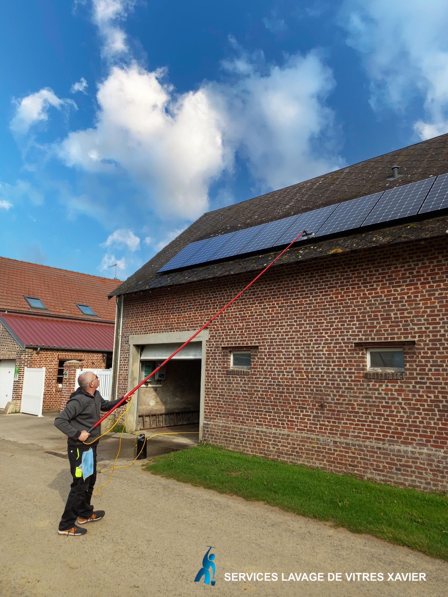 Nettoyage de panneaux solaires a compiegne noyon